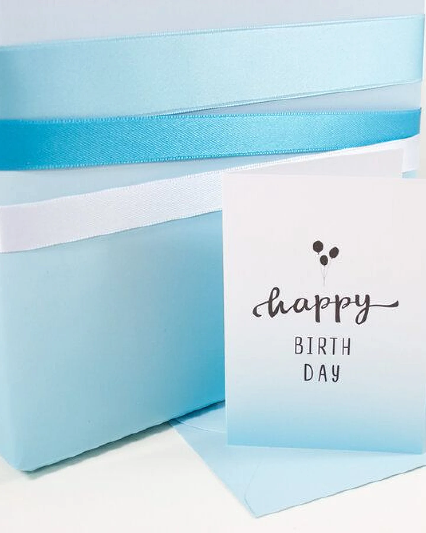 Bow & Hummingbird Mini-Grußkarte Happy Birthday – Ansicht 2