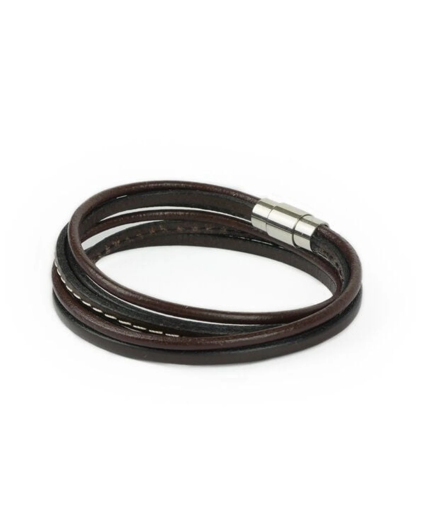 Simaru Lederarmband für Herren & Damen - braun - Pflanzliche Gerbung – Ansicht 3
