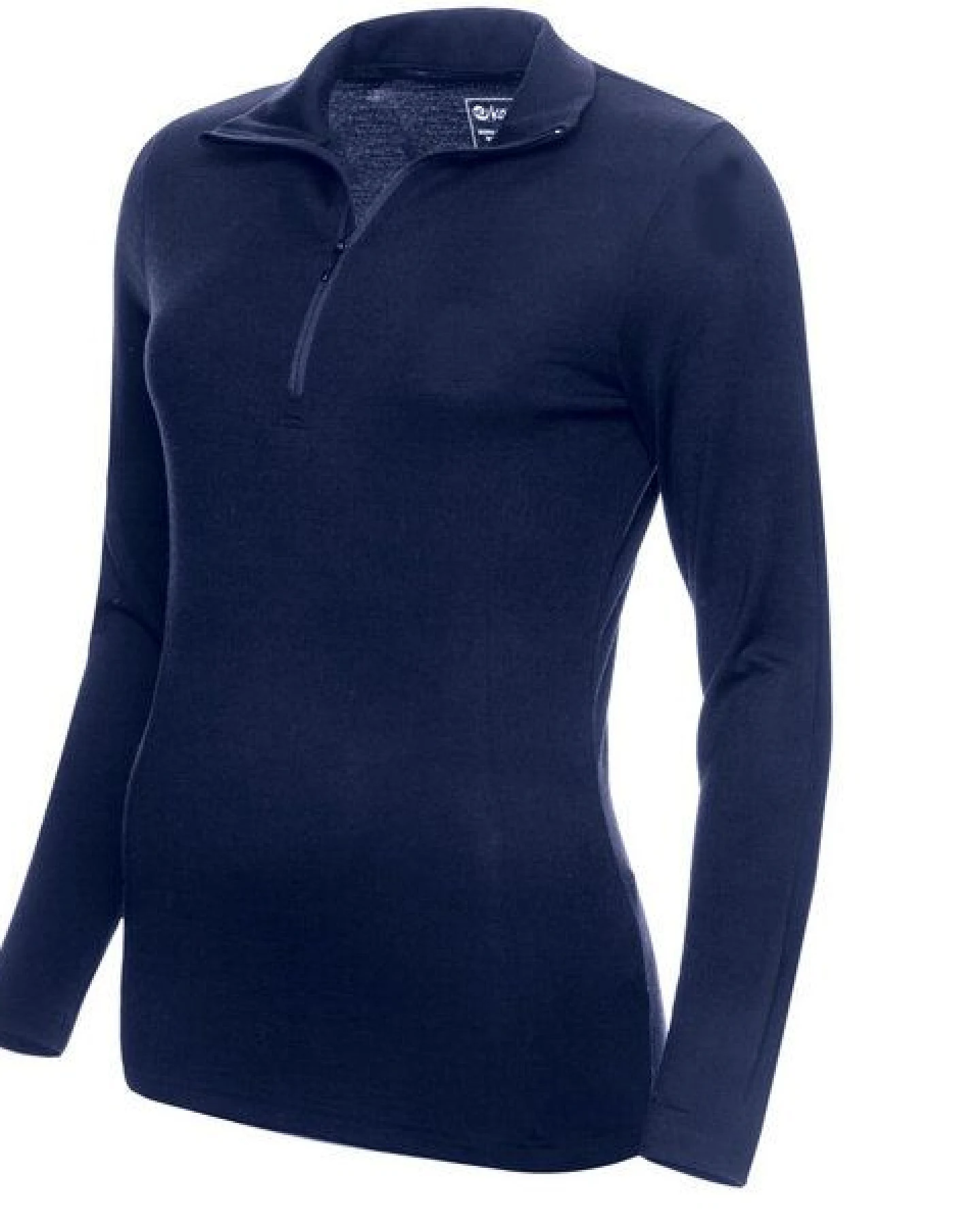 Kaipara - Merino Sportswear Merino Zip-Neck Slimfit 200 Damen – Ansicht 2