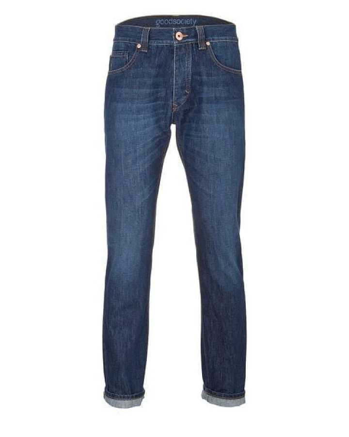 goodsociety Mens Slim Straight Jeans Kyanos