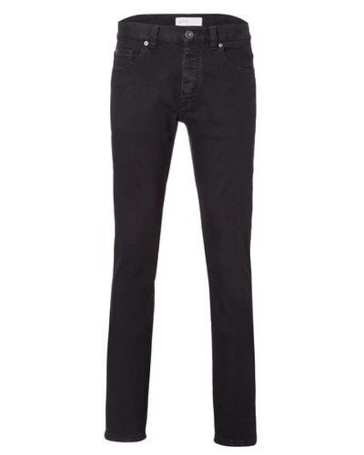 goodsociety Mens Slim Straight Jeans Black One Wash