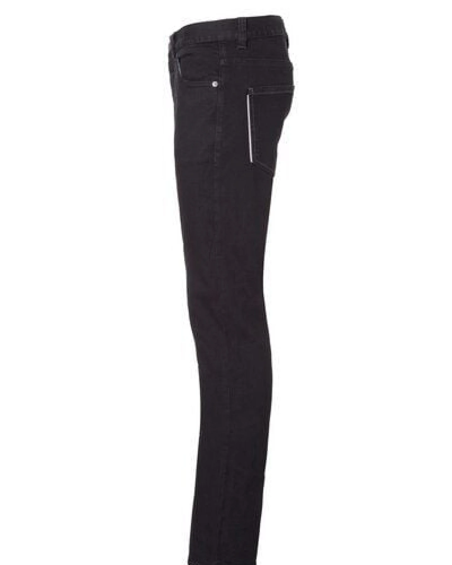 goodsociety Mens Slim Straight Jeans Black One Wash – Ansicht 2