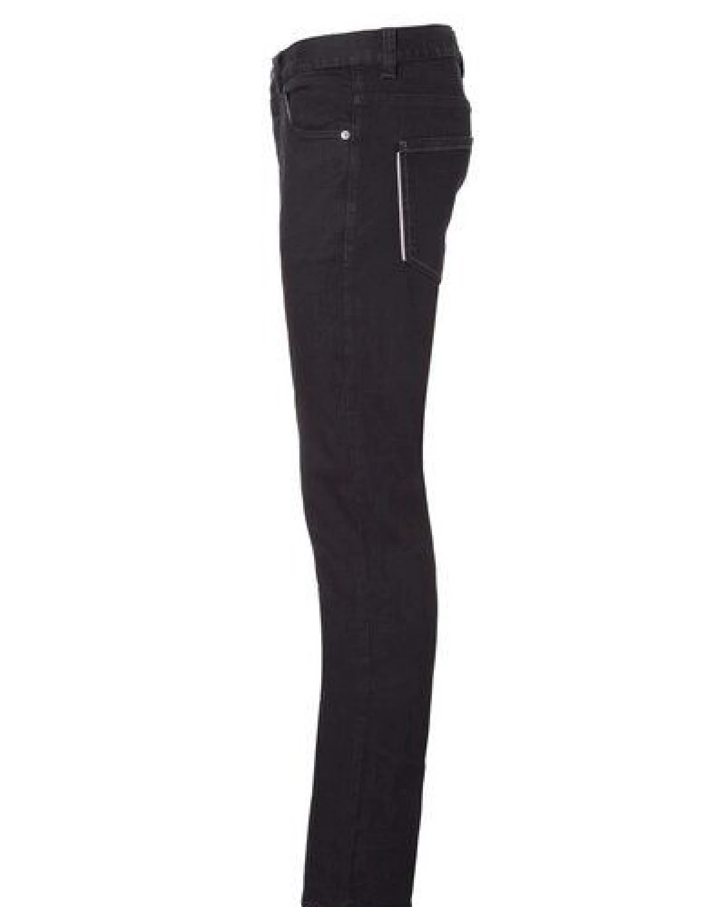 goodsociety Mens Slim Straight Jeans Black One Wash – Ansicht 2