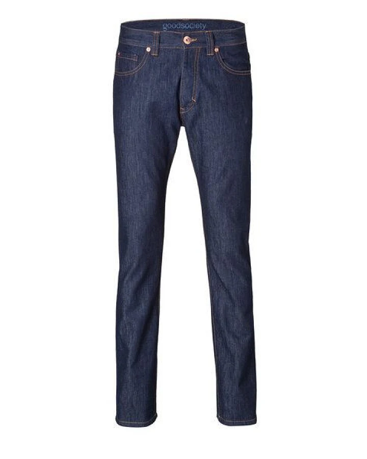 goodsociety Mens Straight Jeans Raw One Wash