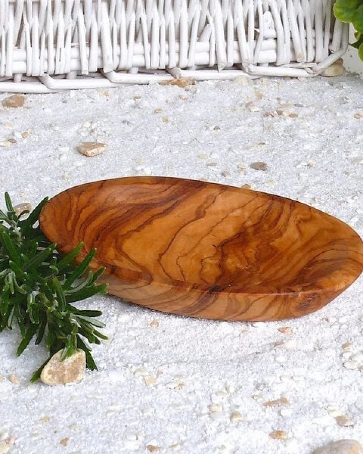 Olivenholz erleben Schälchen oval KLEIN aus Olivenholz