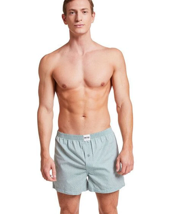 VATTER Boxer Short "Loose Larry" Green Dobby