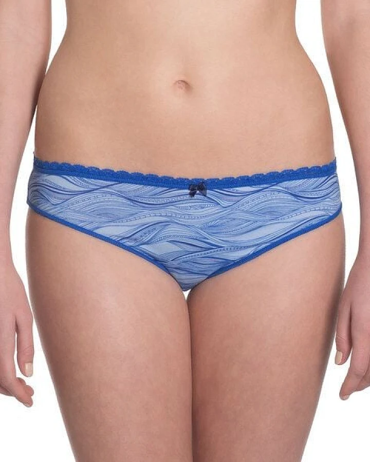 VATTER Bikini Slip "Steady Suzie" Blue Waves