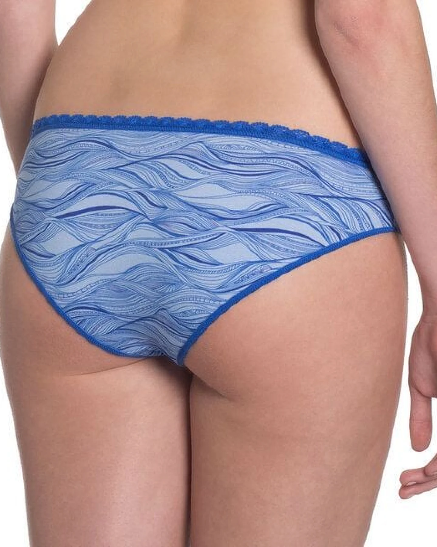 VATTER Bikini Slip "Steady Suzie" Blue Waves – Ansicht 2