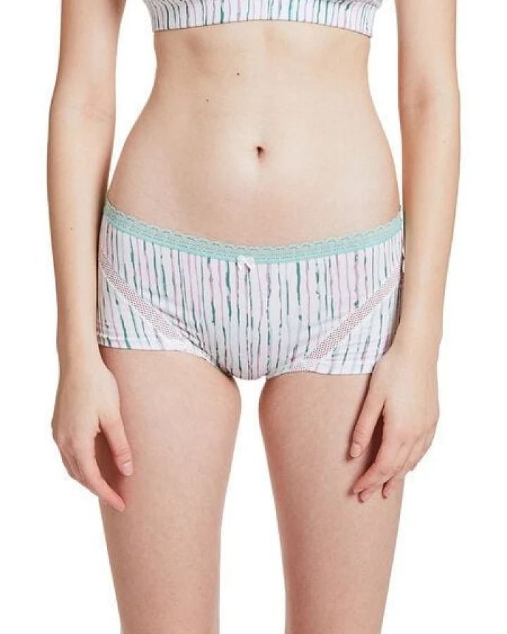 VATTER Boy Short "Easy Emma" Mint Stripes