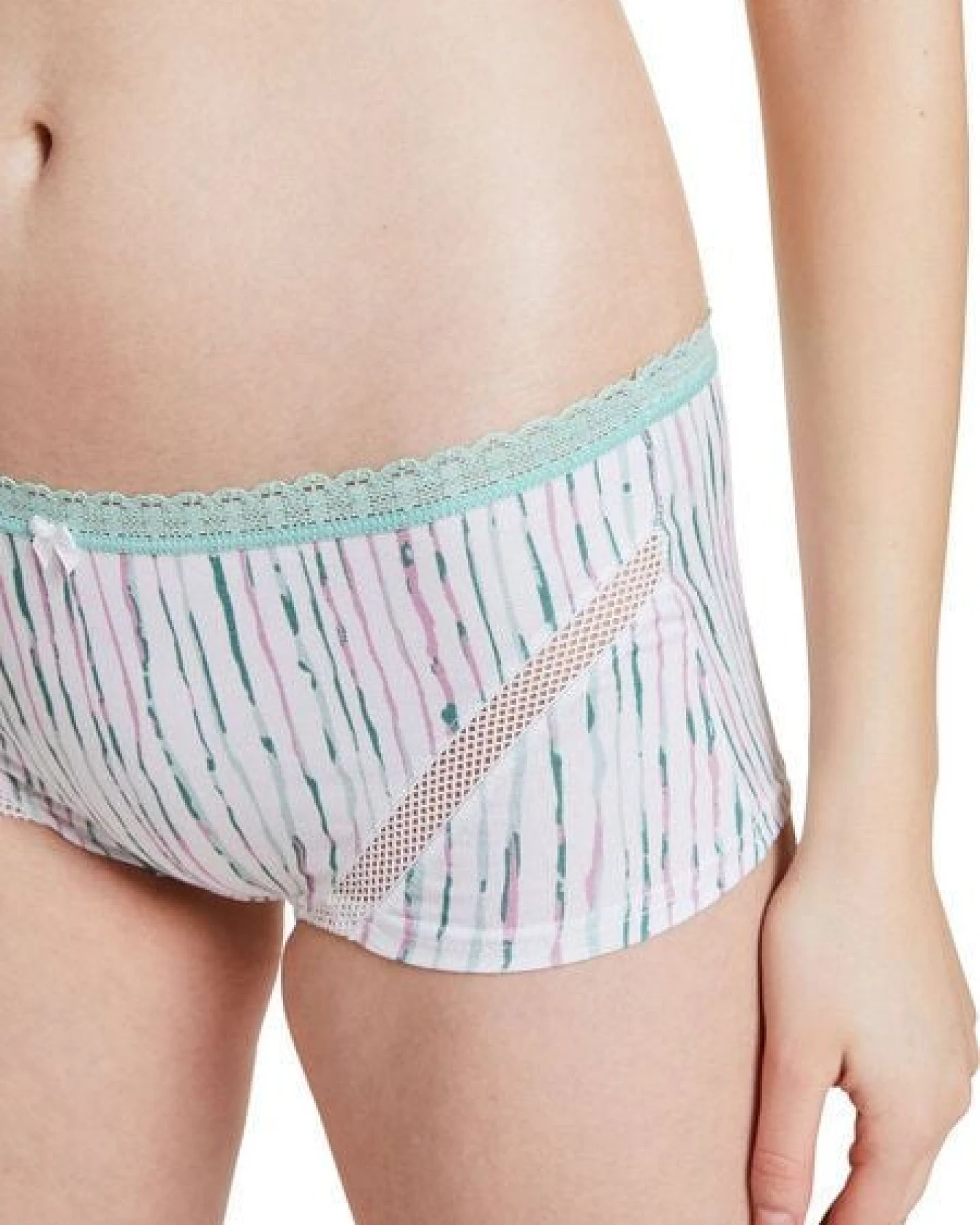 VATTER Boy Short "Easy Emma" Mint Stripes – Ansicht 4