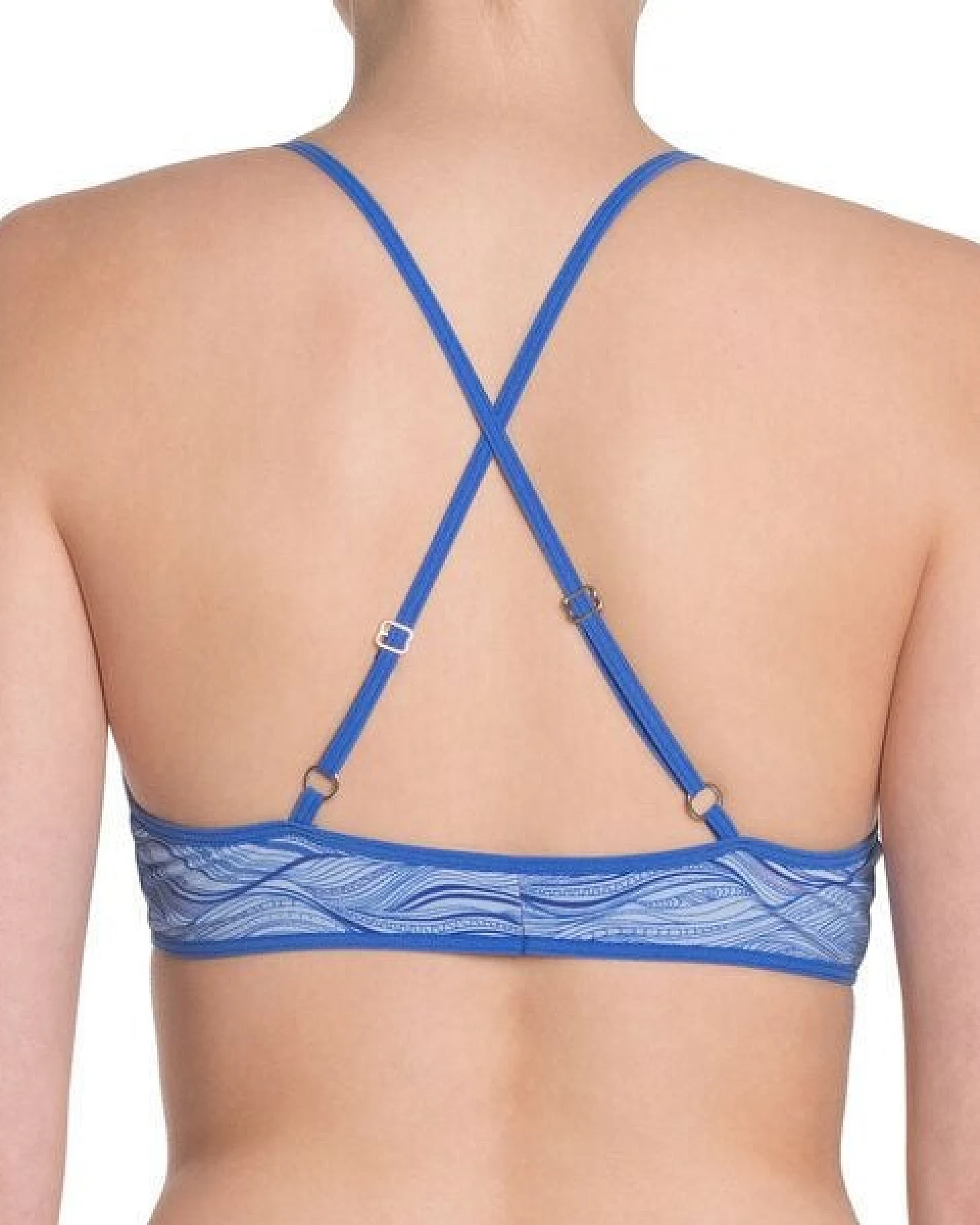 VATTER Triangle Bra "Fine Frieda" Blue Waves – Ansicht 2