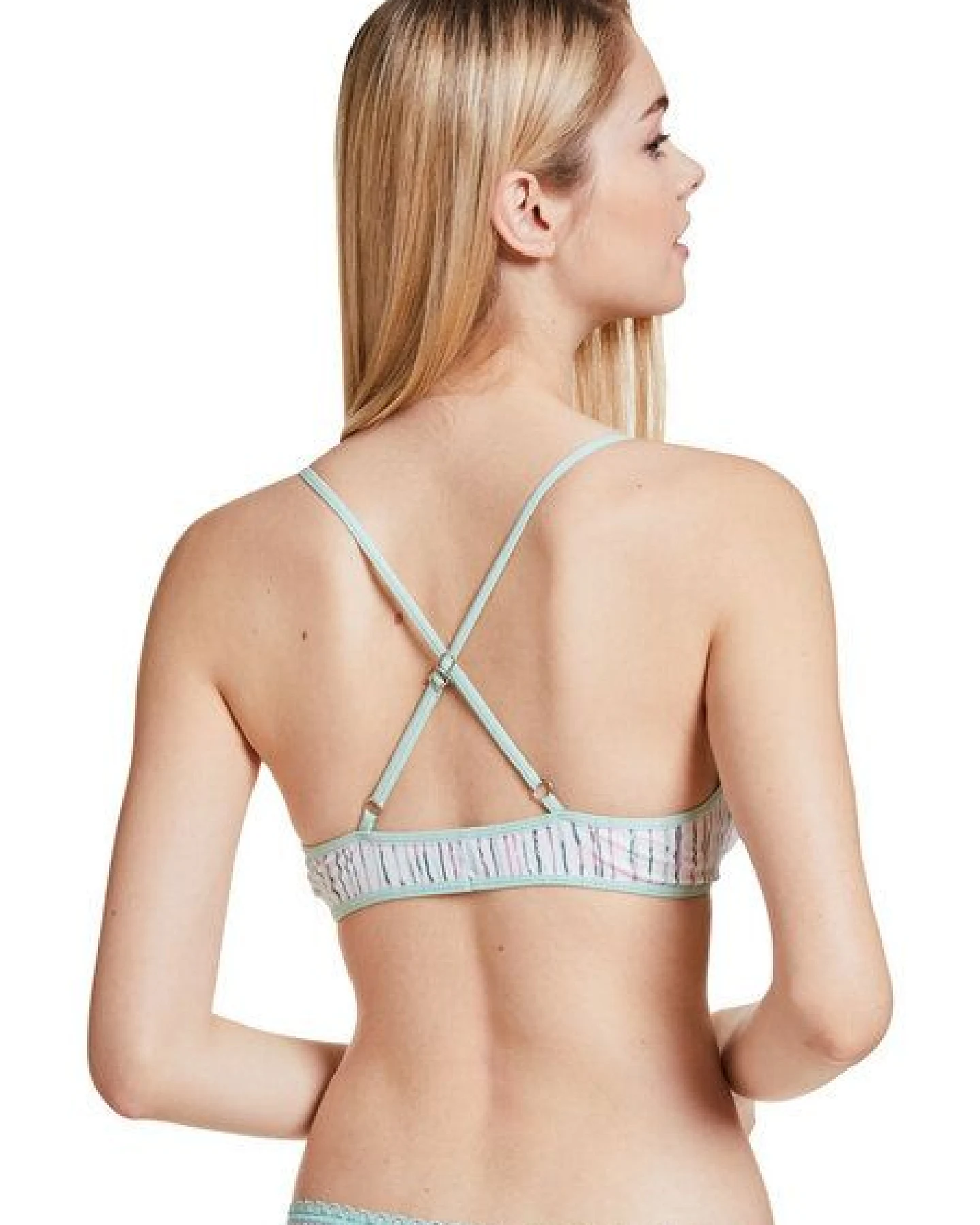 VATTER Triangle Bra "Fine Frieda" Mint Stripes – Ansicht 3