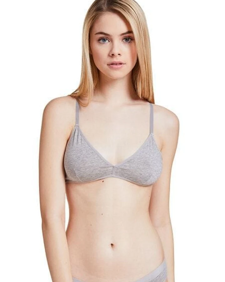 VATTER Triangle Bra "Fine Frieda" Grey Mélange