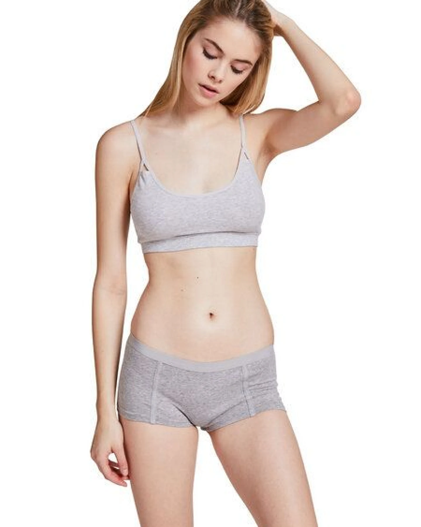 VATTER Bustier "Peppy Paula" Grey Mélange – Ansicht 2