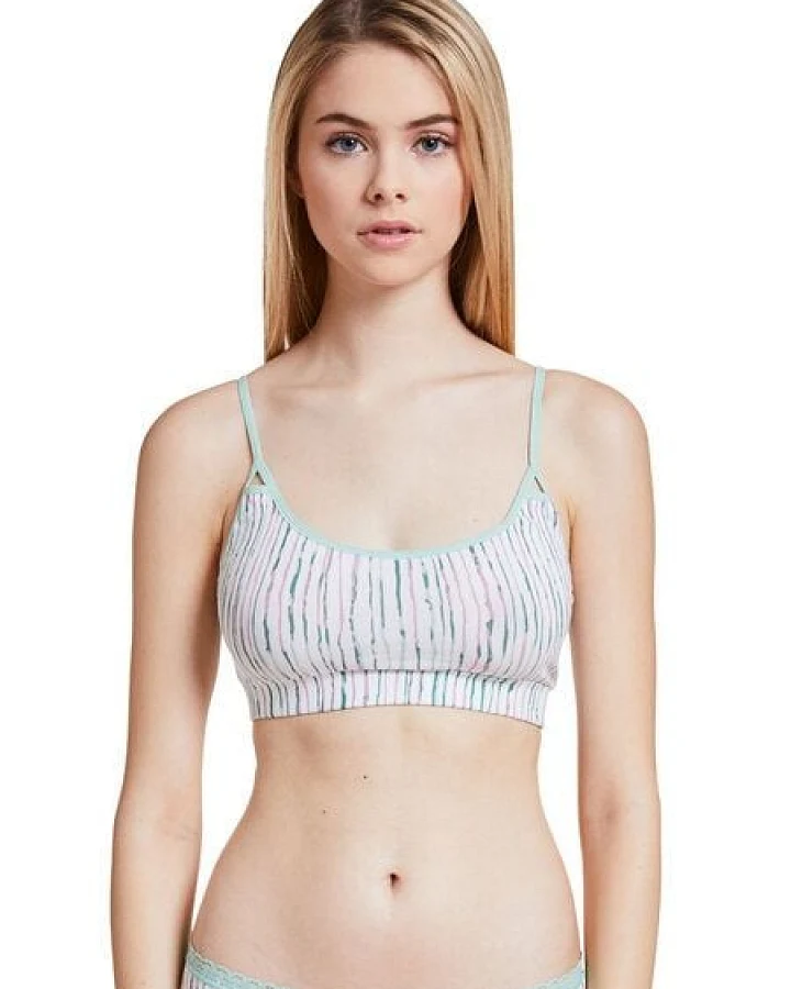 VATTER Bustier "Peppy Paula" Mint Stripes
