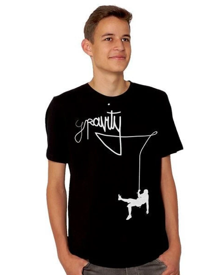 HANDGEDRUCKT RESTPOSTEN "Gravity" Männer T-Shirt