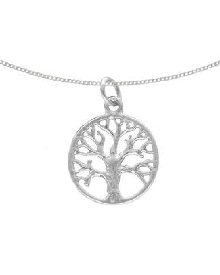 pakilia Silber Kette Lebensbaum Fair-Trade und handmade
