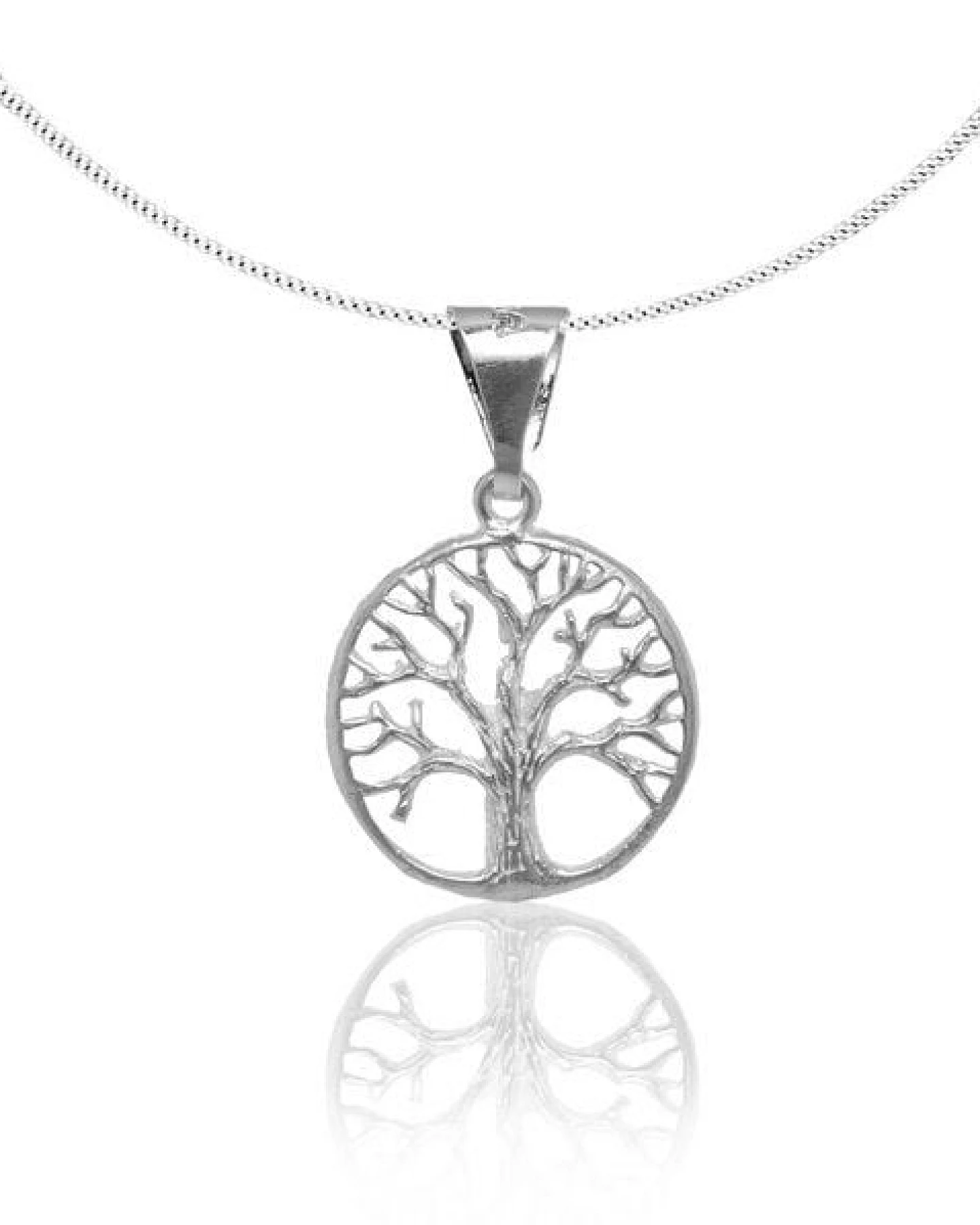 pakilia Silber Kette Lebensbaum Fair-Trade und handmade – Ansicht 2