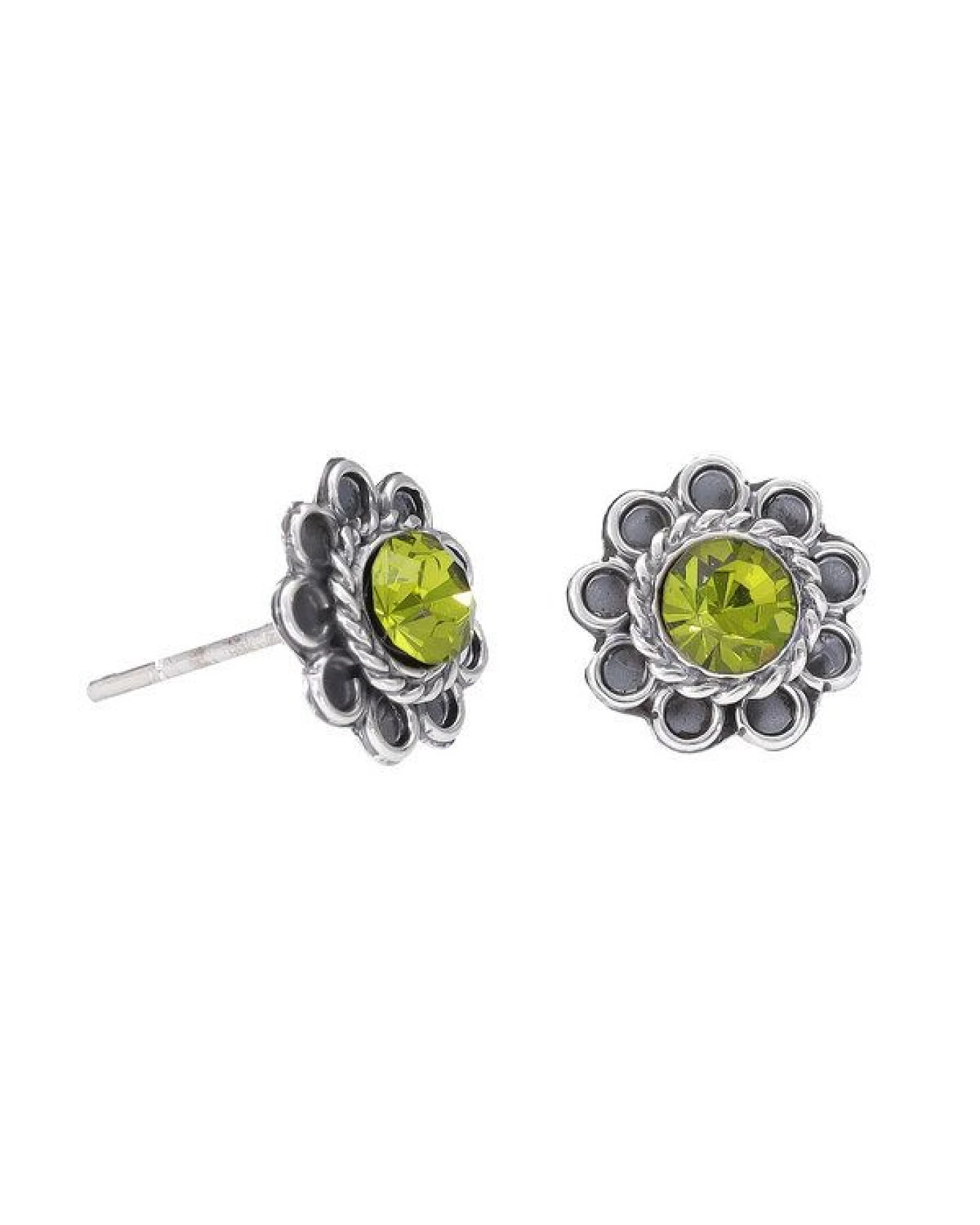 pakilia Silber Ohrstecker Blume fein Fair-Trade und handmade – Ansicht 3