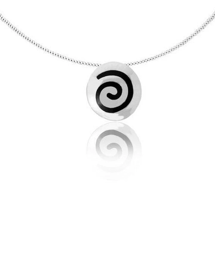 pakilia Silber Kette Spirale Fair-Trade und handmade