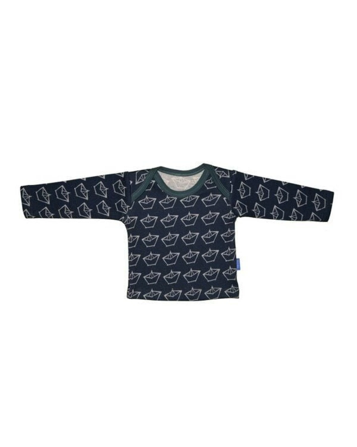Holy Water Langarmshirt Anker dunkelblaue Paspel – Ansicht 2