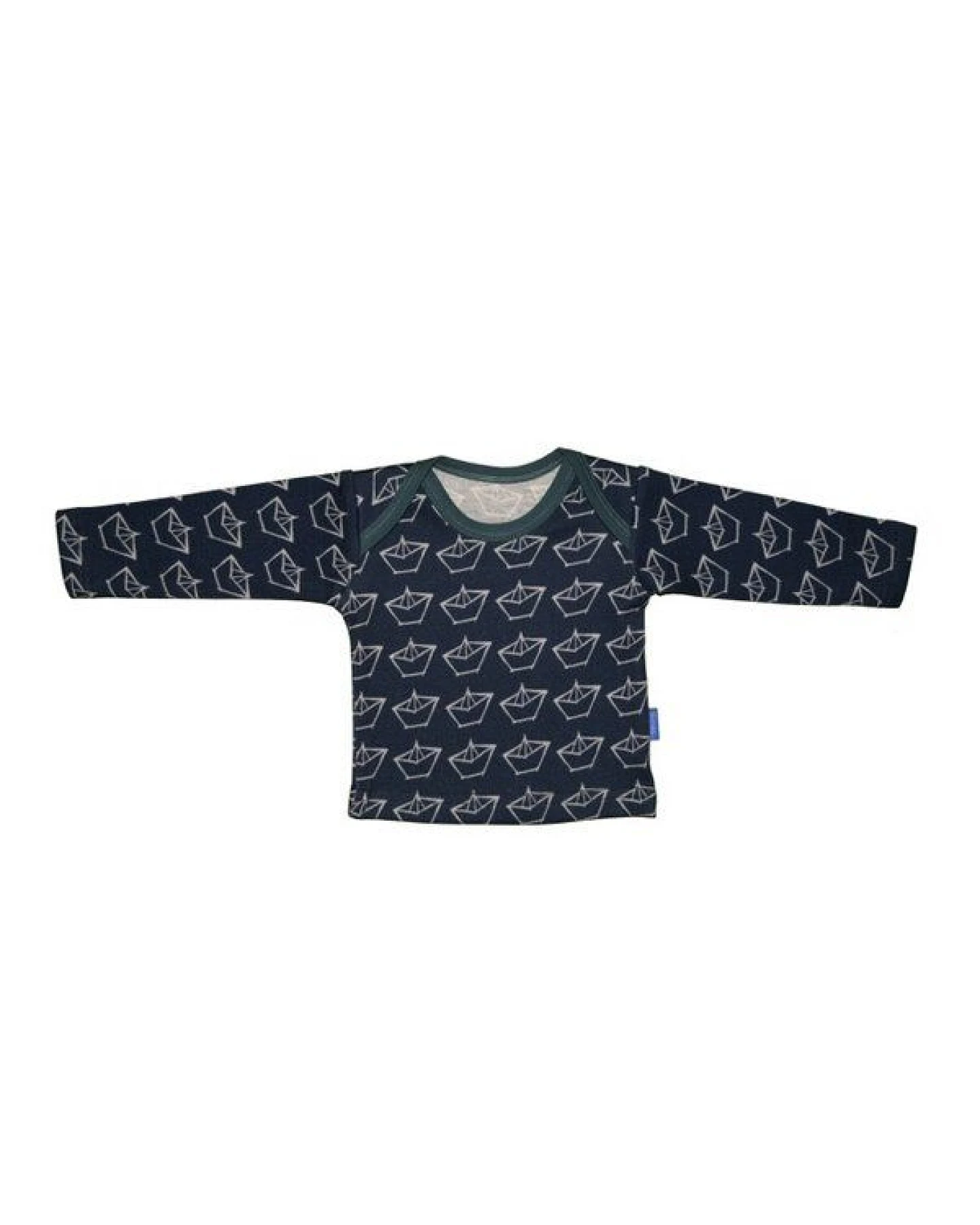 Holy Water Langarmshirt Anker dunkelblaue Paspel – Ansicht 2