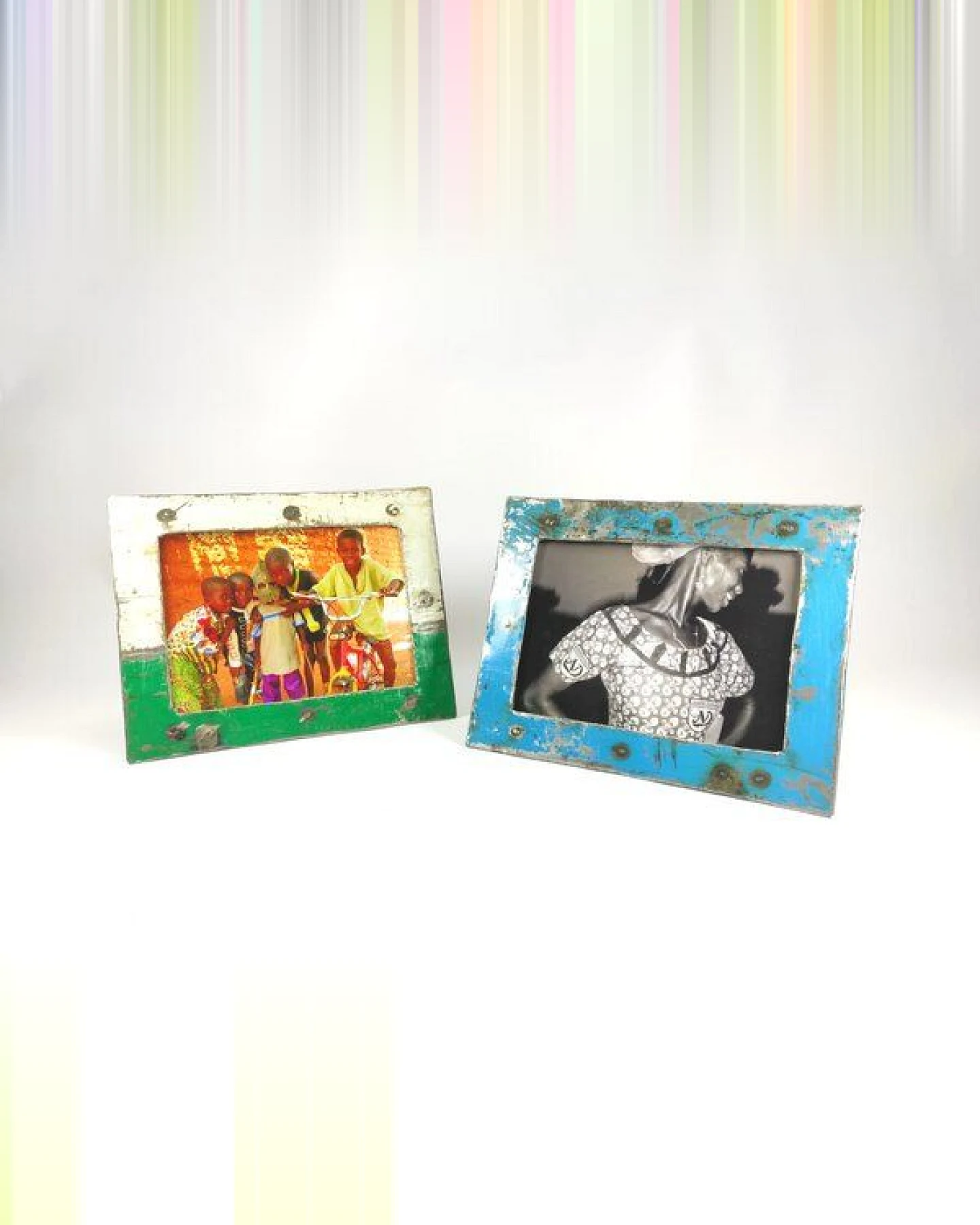 Moogoo Creative Africa Bilderrahmen 13x18 cm aus recycelten Ölfässern – Ansicht 2
