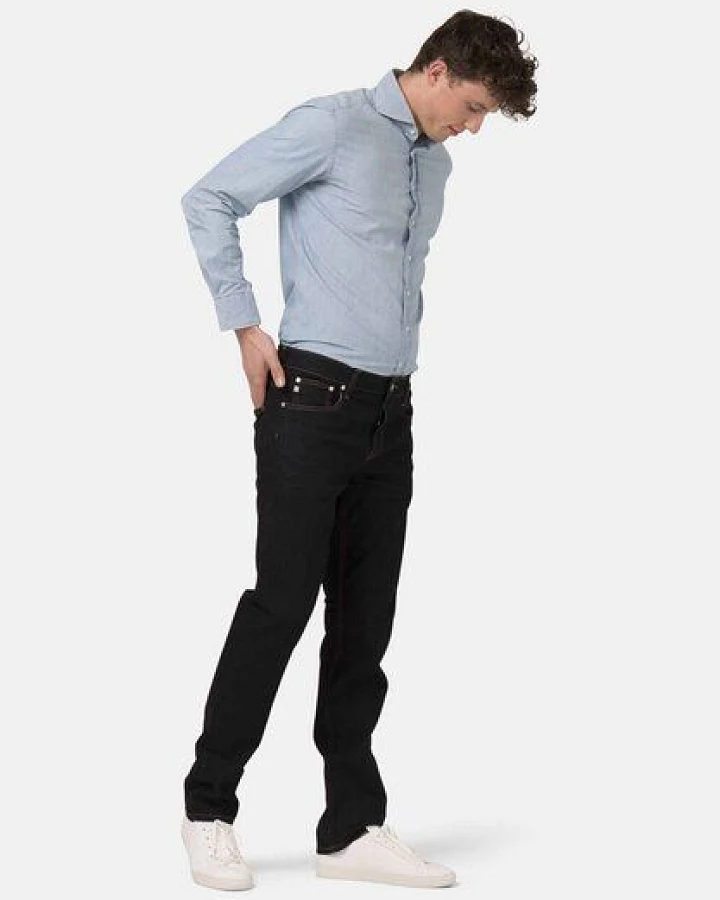 MUD Jeans Jeans Straight Fit - Bryce - Strong Blue