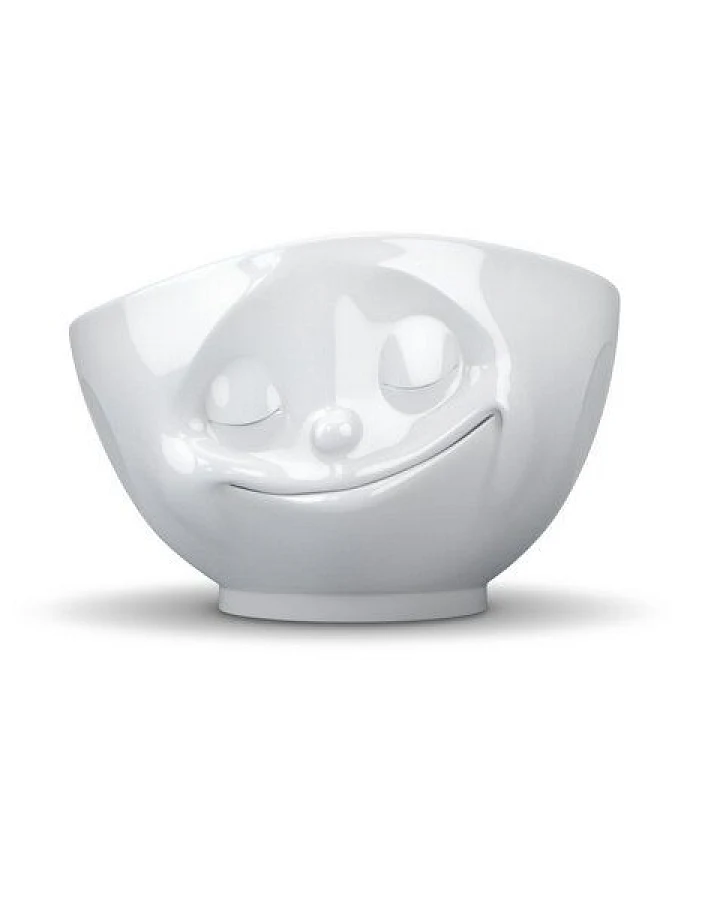 FIFTYEIGHT PRODUCTS Glückliche weiße TV Tasse 500ml