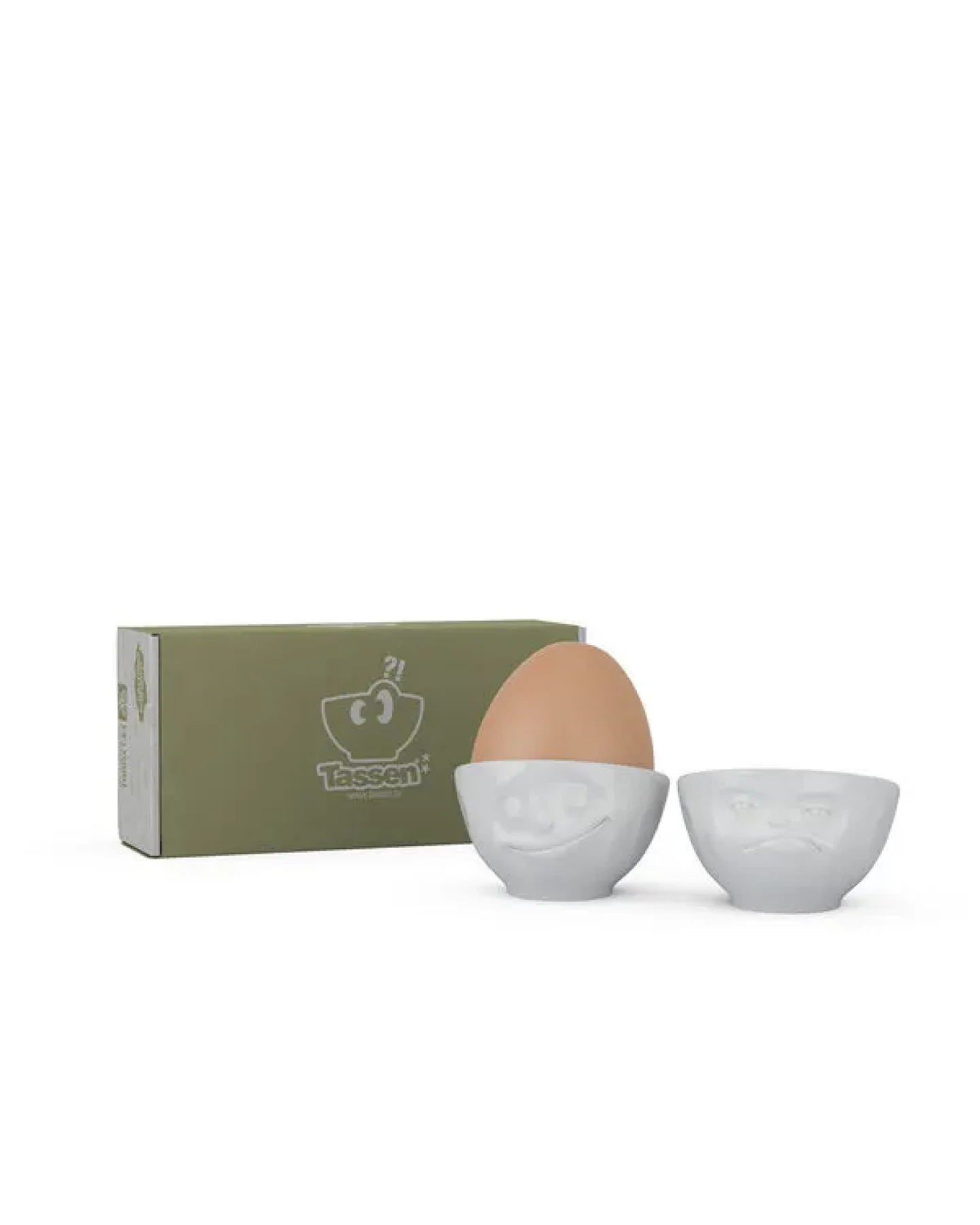 FIFTYEIGHT PRODUCTS Eierbecher-Set „Glücklich & Hmpff“ – Ansicht 2