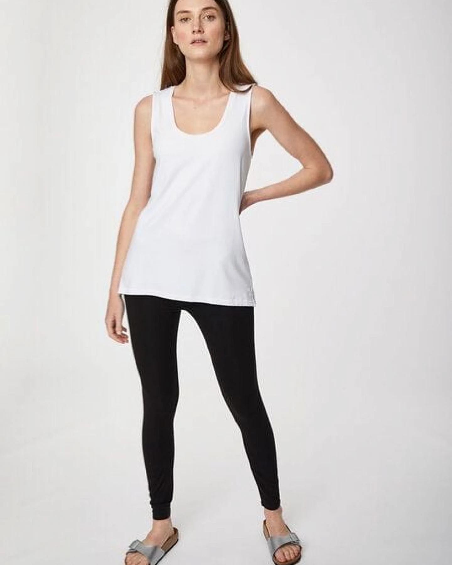 Thought Bamboo Base Layer Singlet-Black – Ansicht 4