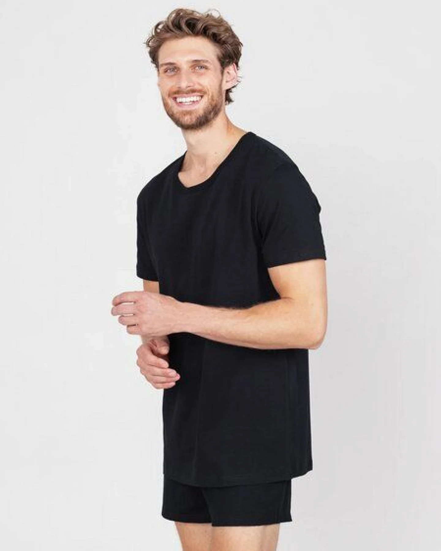 erlich textil Paul T-Shirt aus Baumwolle, made in Europe – Ansicht 3