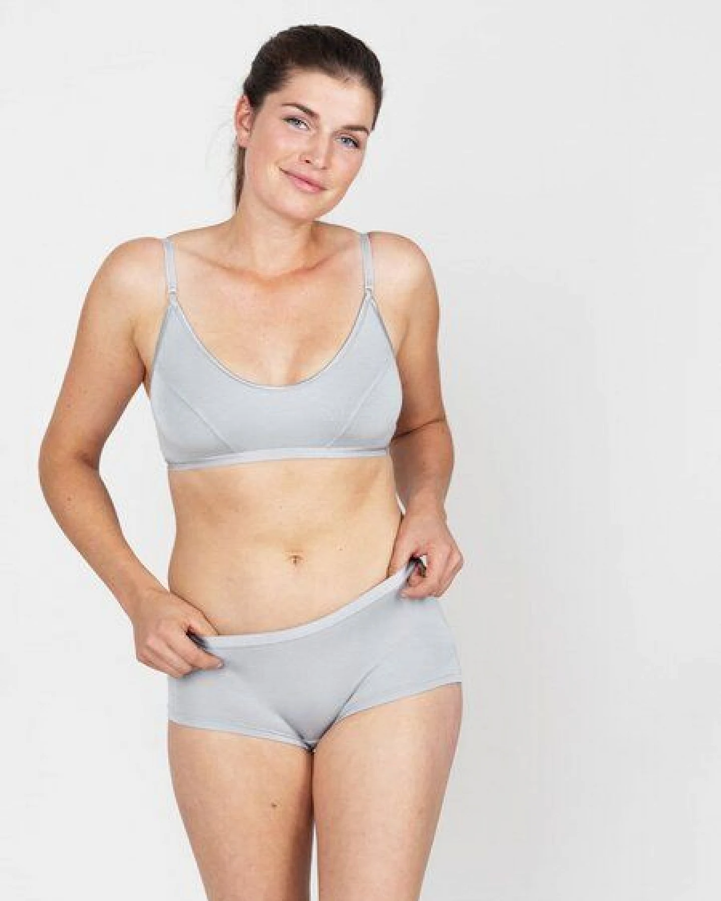 erlich textil Edith bügelloses Bustier aus weichem Modal, made in Europe – Ansicht 2