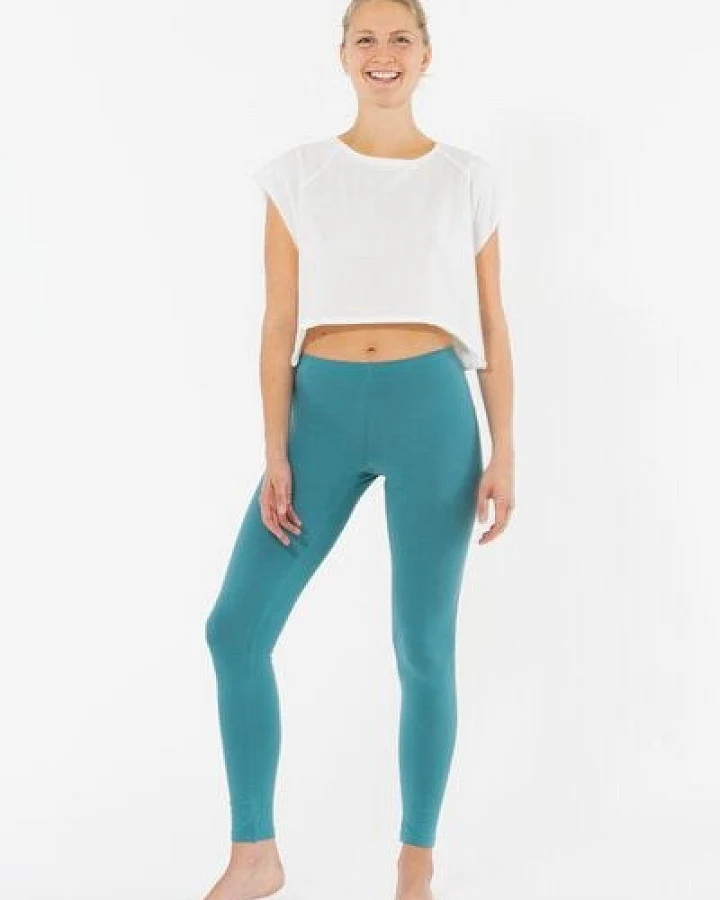 YOIQI Yoga Leggings aus Bio-Baumwolle mit langem Bein