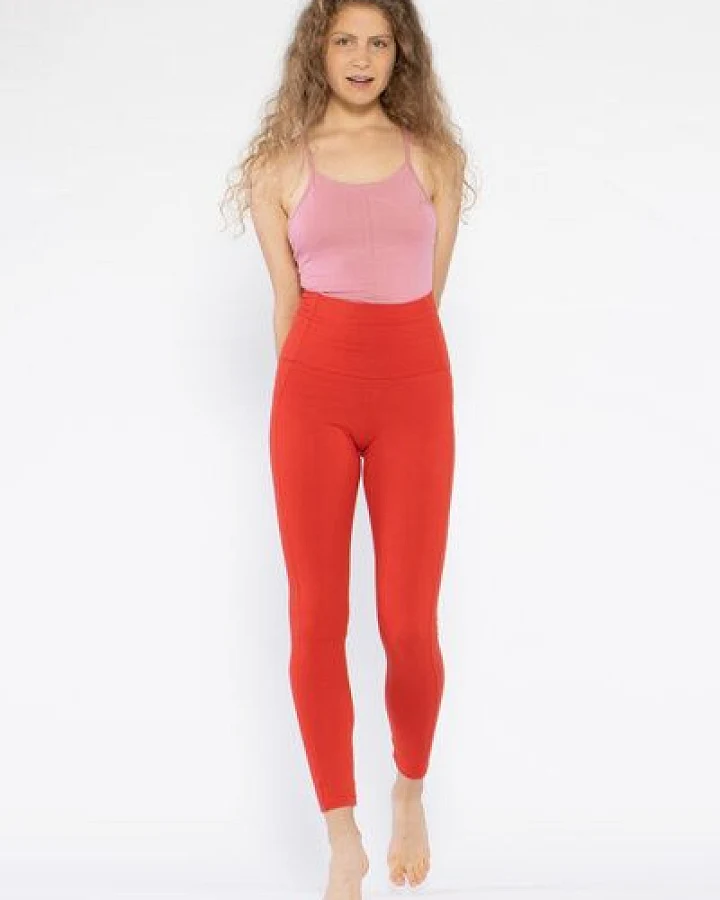 YOIQI Yoga Leggings aus Bio-Baumwolle mit hohem Bund