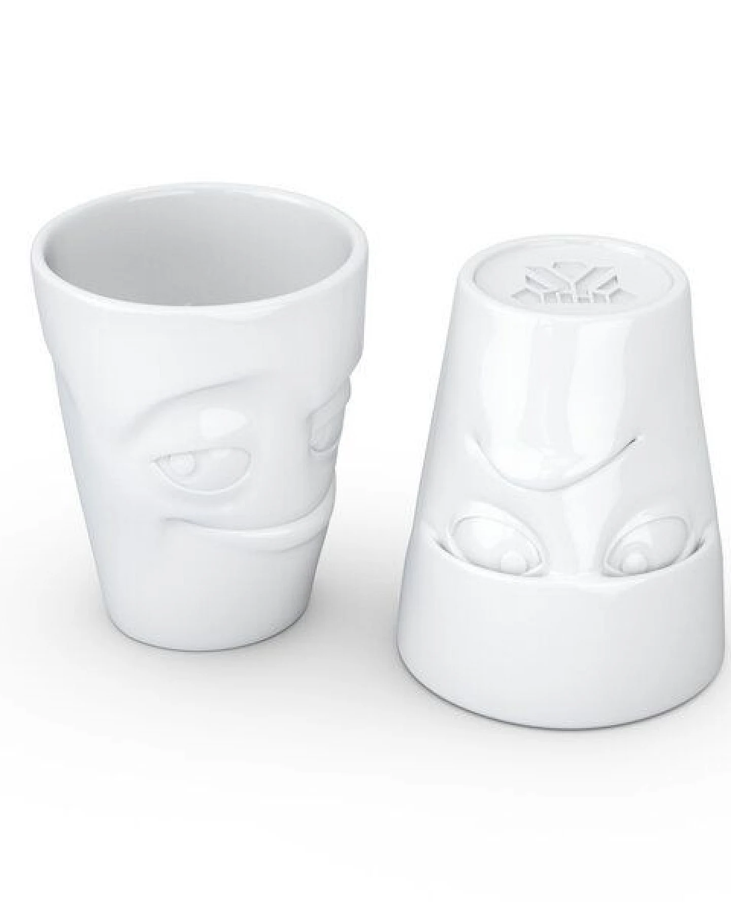 FIFTYEIGHT PRODUCTS Fiftyeight Dreidimensionaler Porzellan Charakterkopfbecher – Ansicht 3