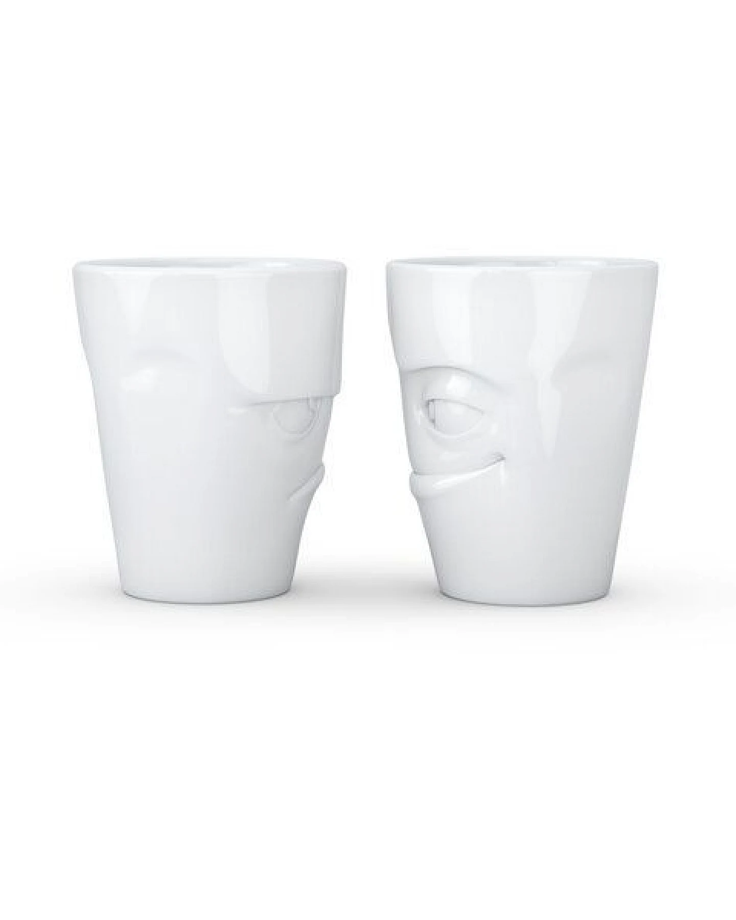 FIFTYEIGHT PRODUCTS Fiftyeight Dreidimensionaler Porzellan Charakterkopfbecher – Ansicht 4