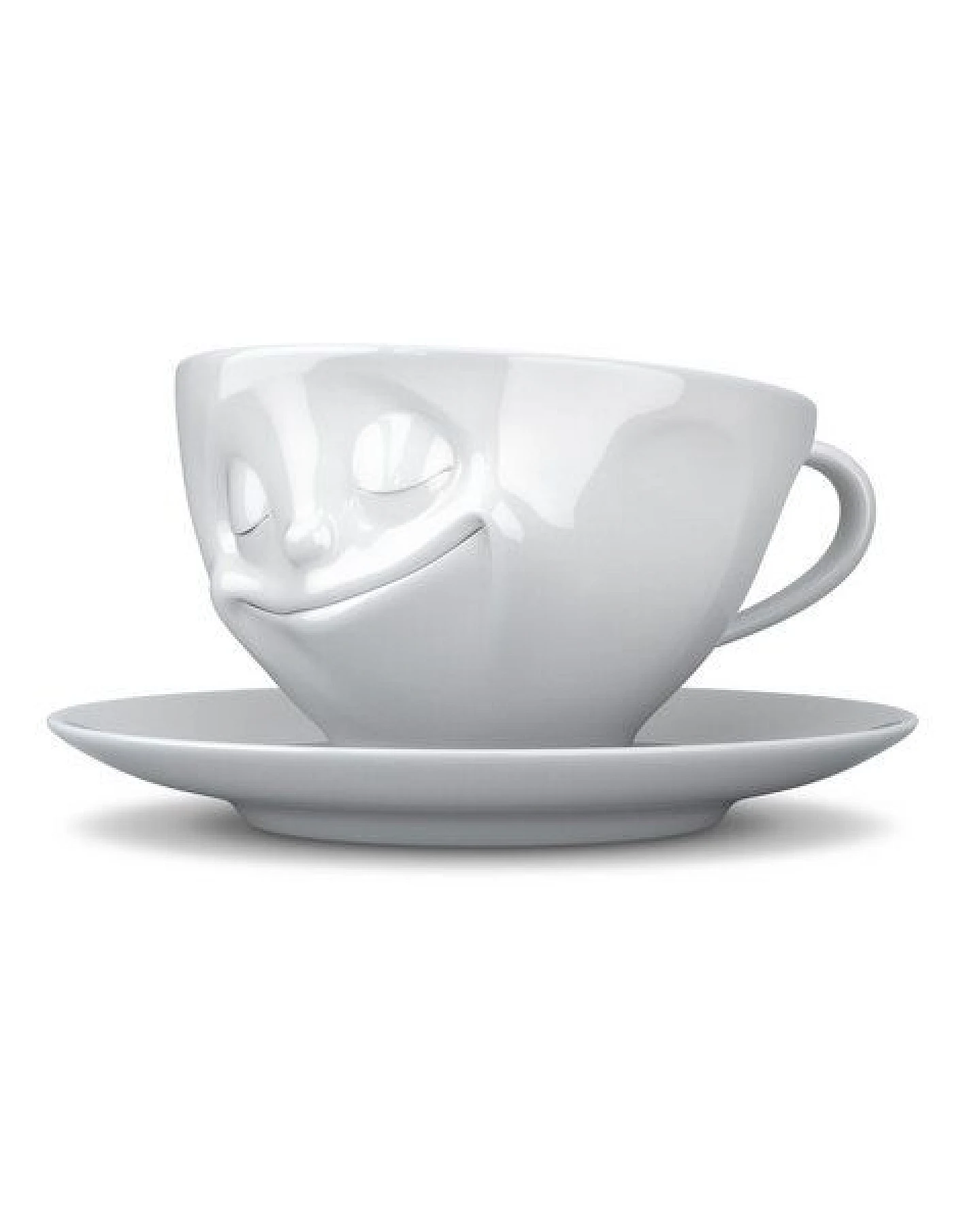 FIFTYEIGHT PRODUCTS Dreidimensionale glückliche Porzellan Tasse – Ansicht 2