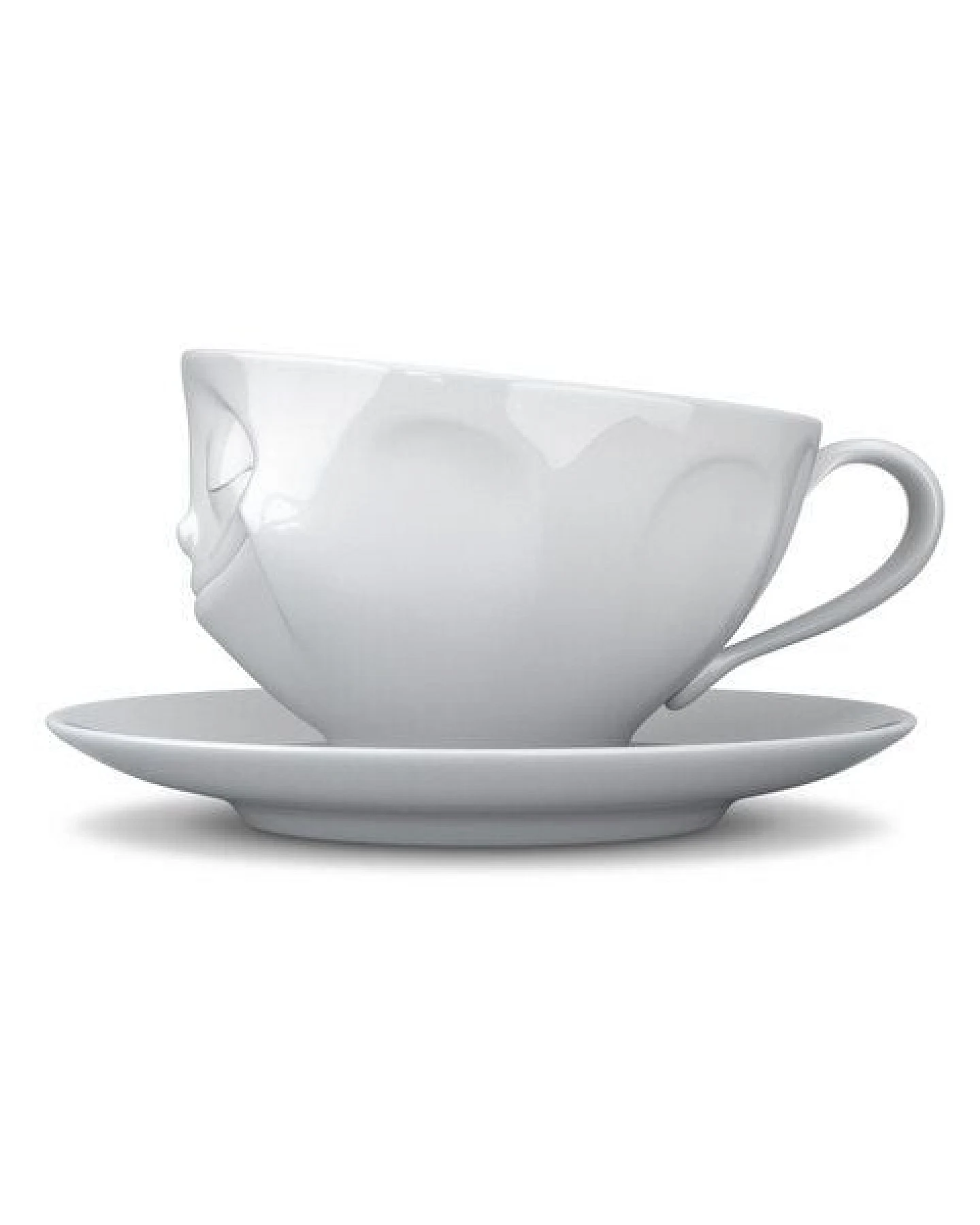 FIFTYEIGHT PRODUCTS Dreidimensionale glückliche Porzellan Tasse – Ansicht 3