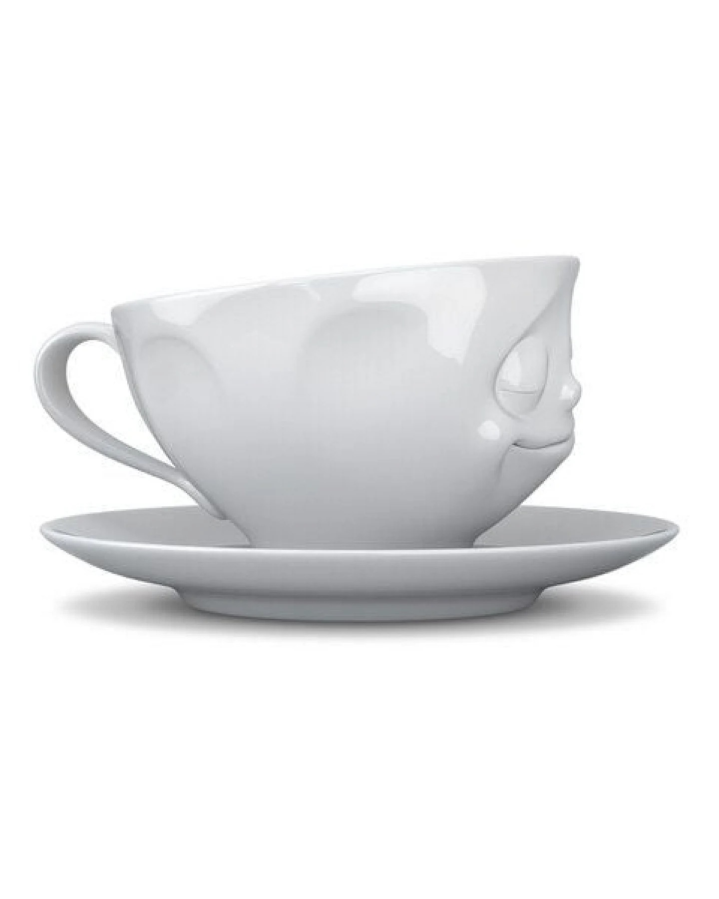 FIFTYEIGHT PRODUCTS Dreidimensionale glückliche Porzellan Tasse – Ansicht 4