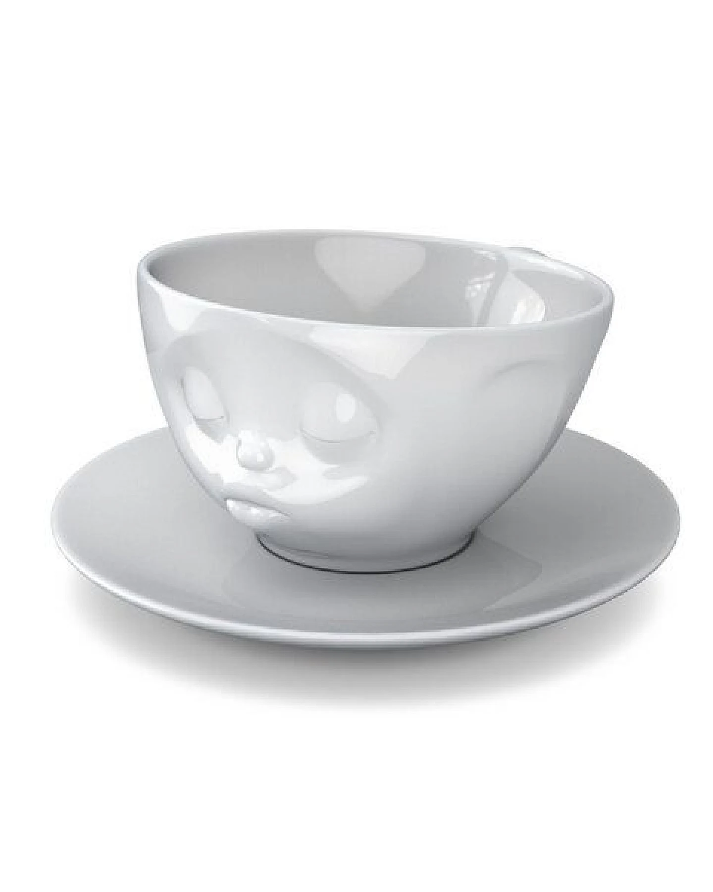 FIFTYEIGHT PRODUCTS Küssende Kaffeetasse aus Porzellan – Ansicht 3
