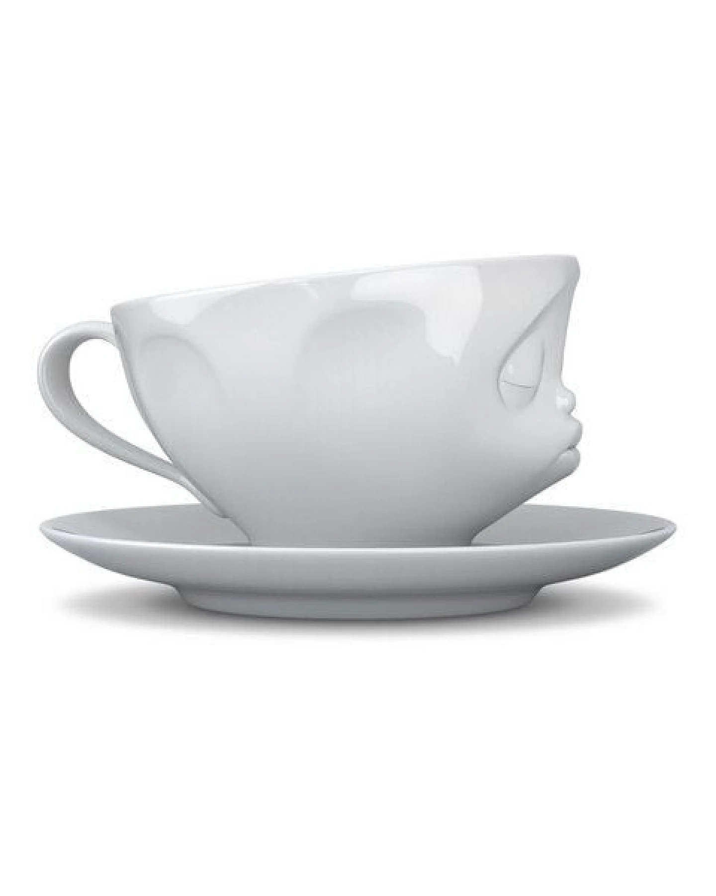FIFTYEIGHT PRODUCTS Küssende Kaffeetasse aus Porzellan – Ansicht 4