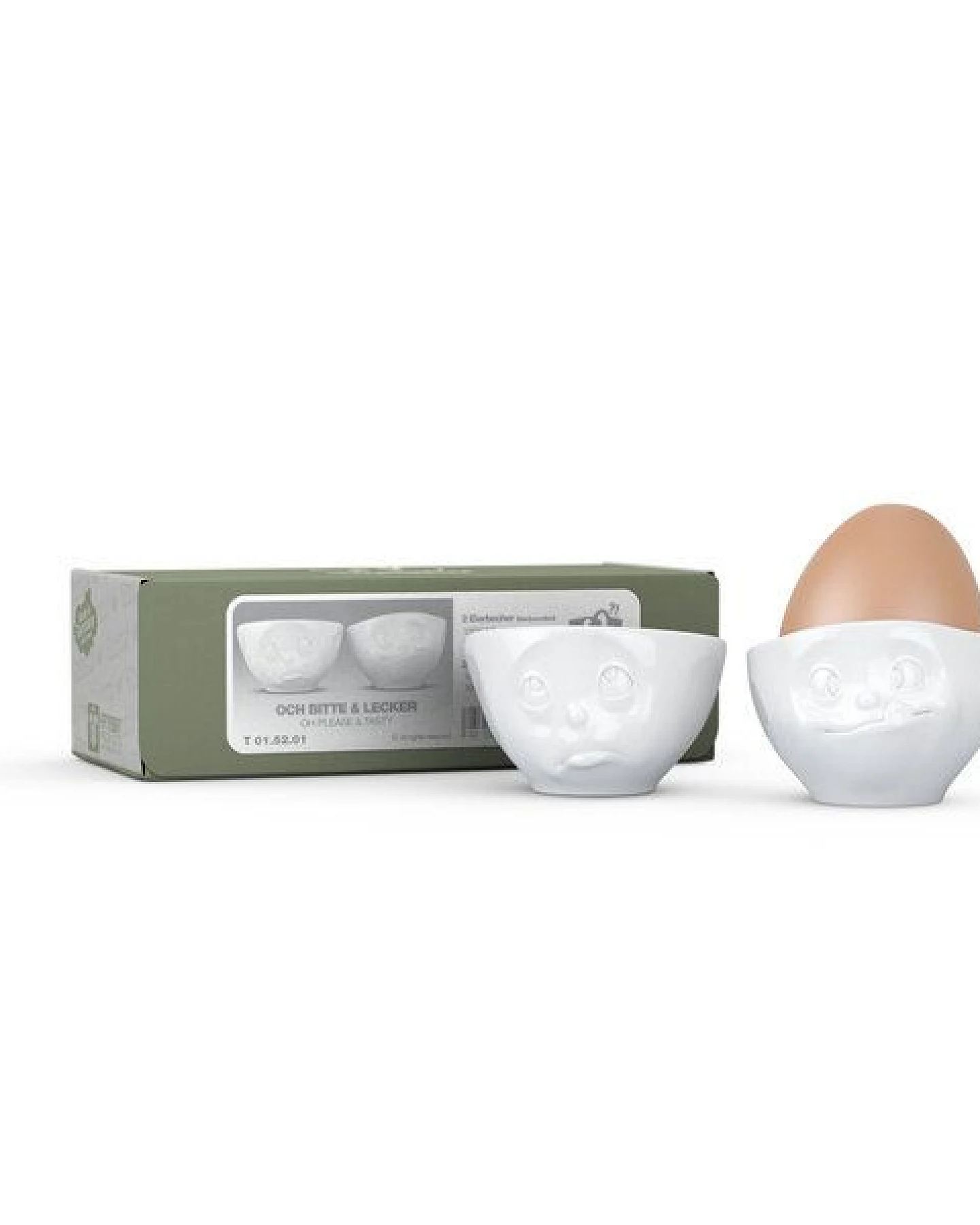 FIFTYEIGHT PRODUCTS Eierbecher aus Porzellan im 2er Set – Ansicht 3