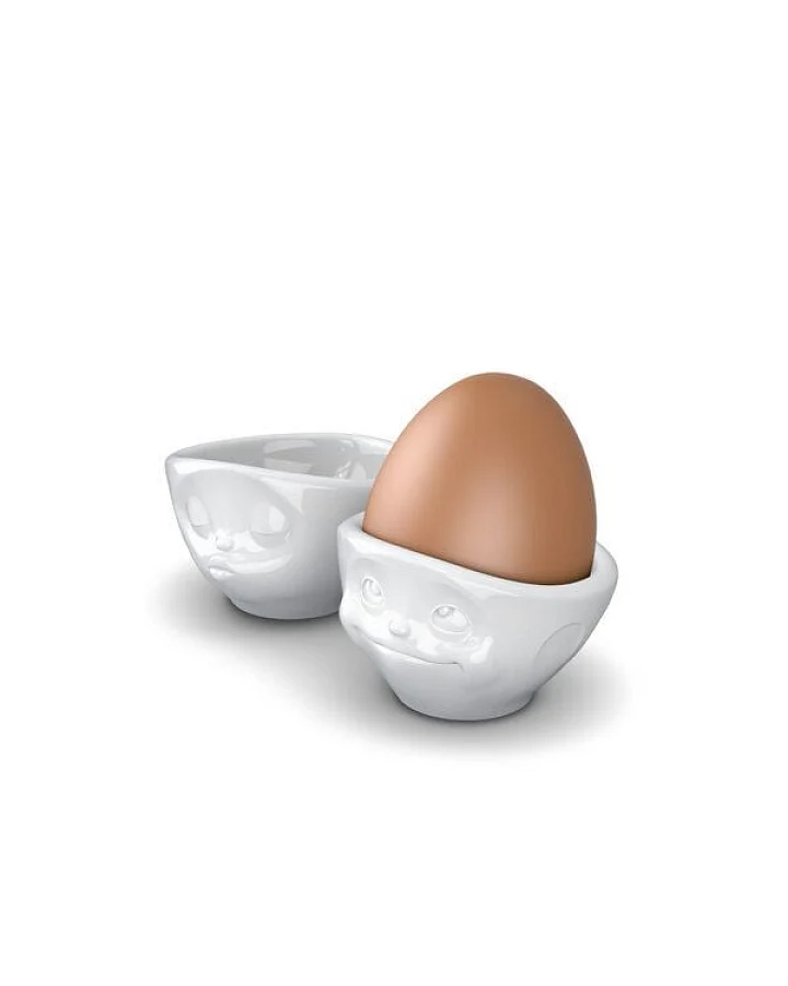 FIFTYEIGHT PRODUCTS Küssender Eierbecher aus Porzellan