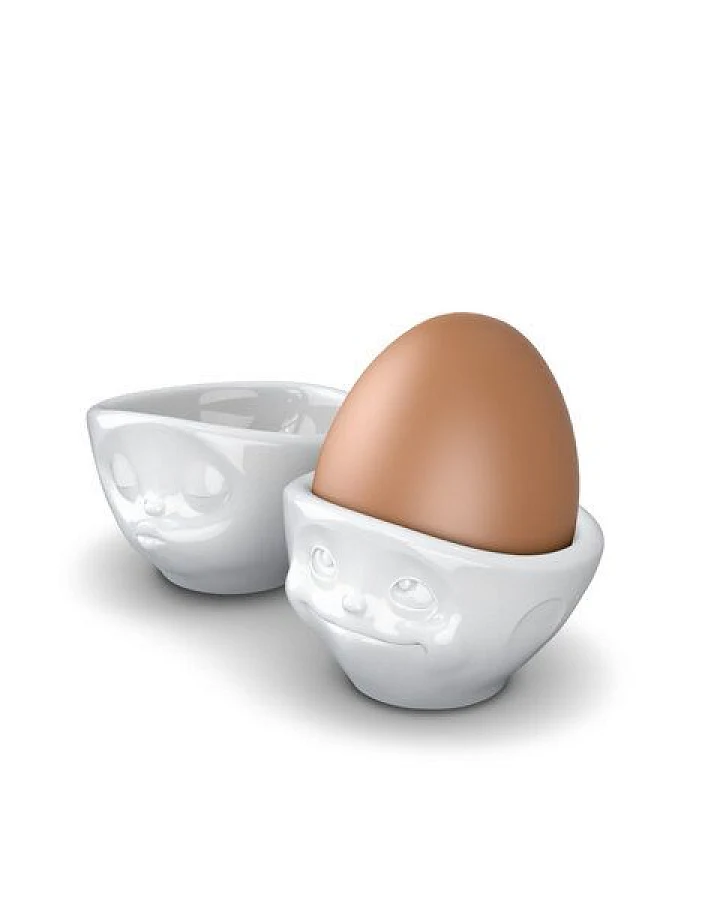 FIFTYEIGHT PRODUCTS Küssender Eierbecher aus Porzellan