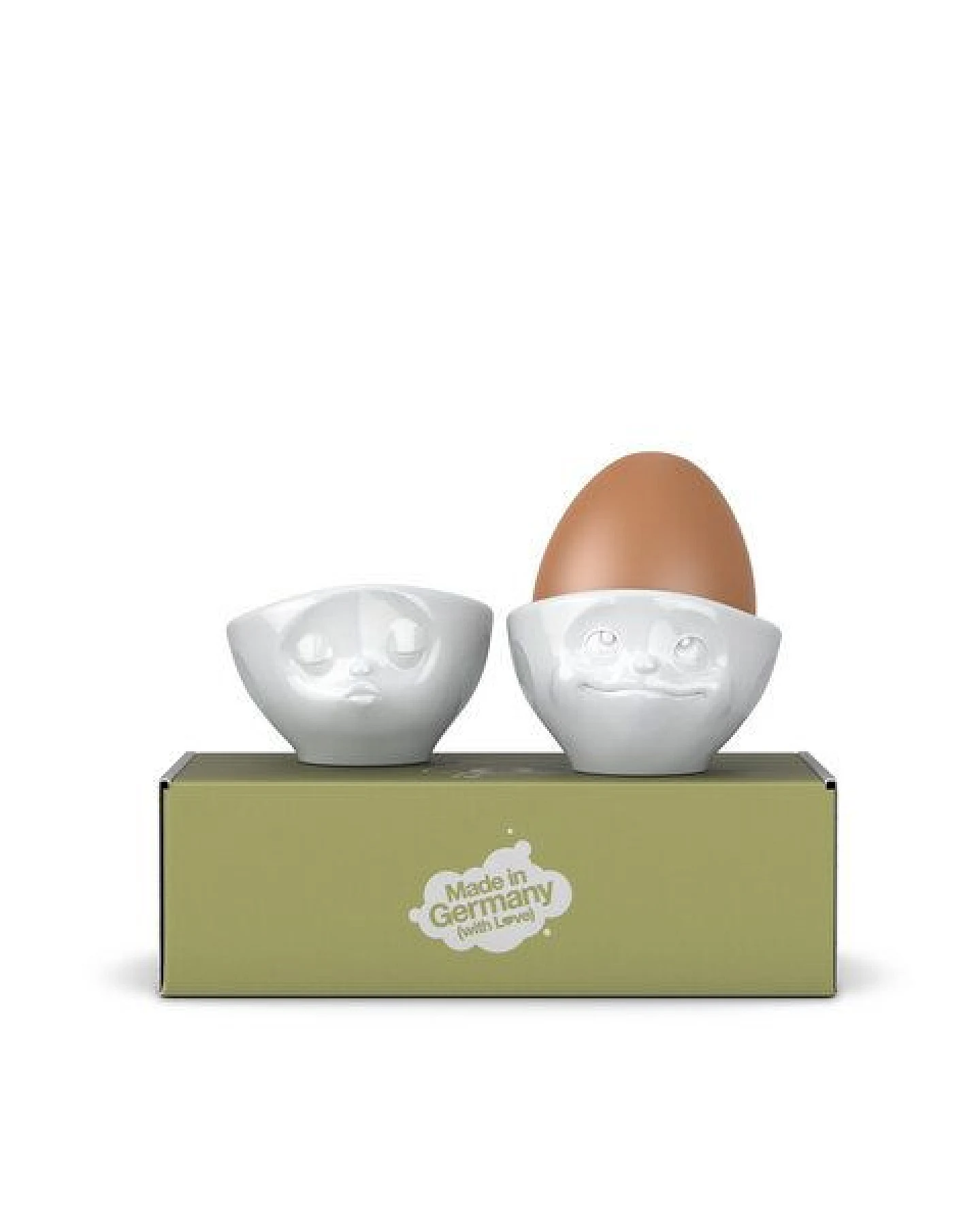 FIFTYEIGHT PRODUCTS Küssender Eierbecher aus Porzellan – Ansicht 3