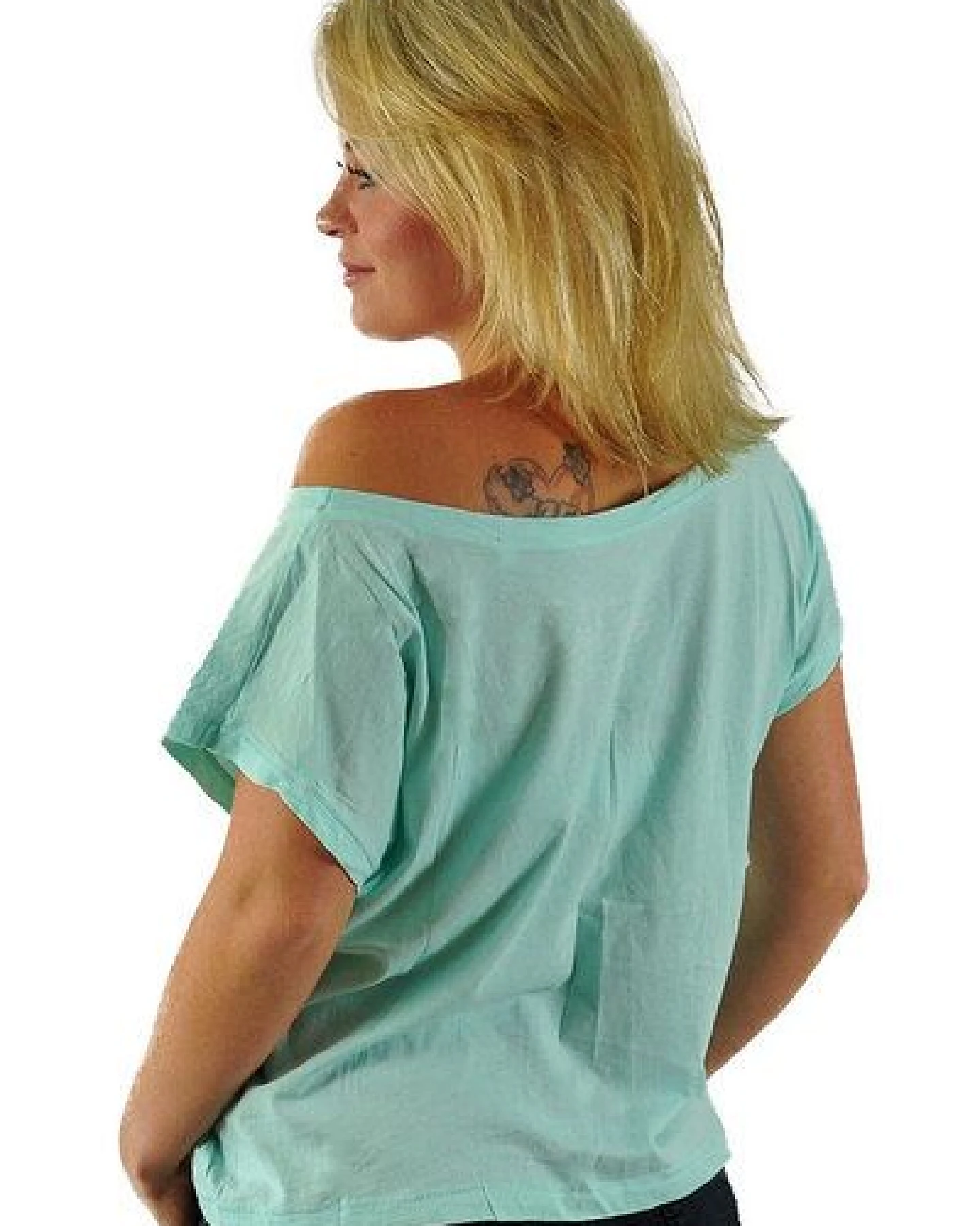 Human Family Kurzes, weit geschnittenes Damen T-Shirt - "Laid Back" – Ansicht 2