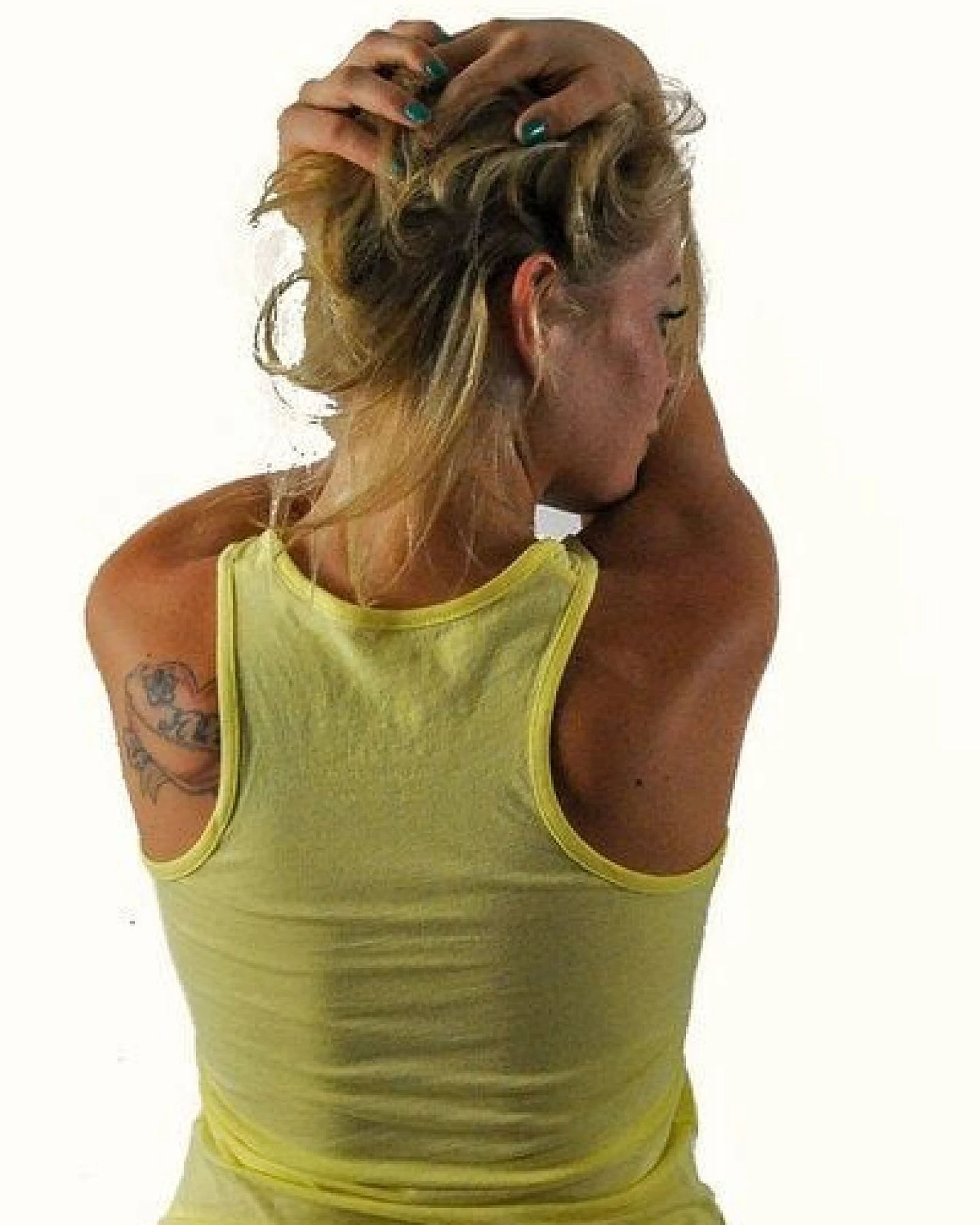 Human Family Körperbetontes Tanktop aus Bio Baumwolle mit Pusteblumen Print – Ansicht 2