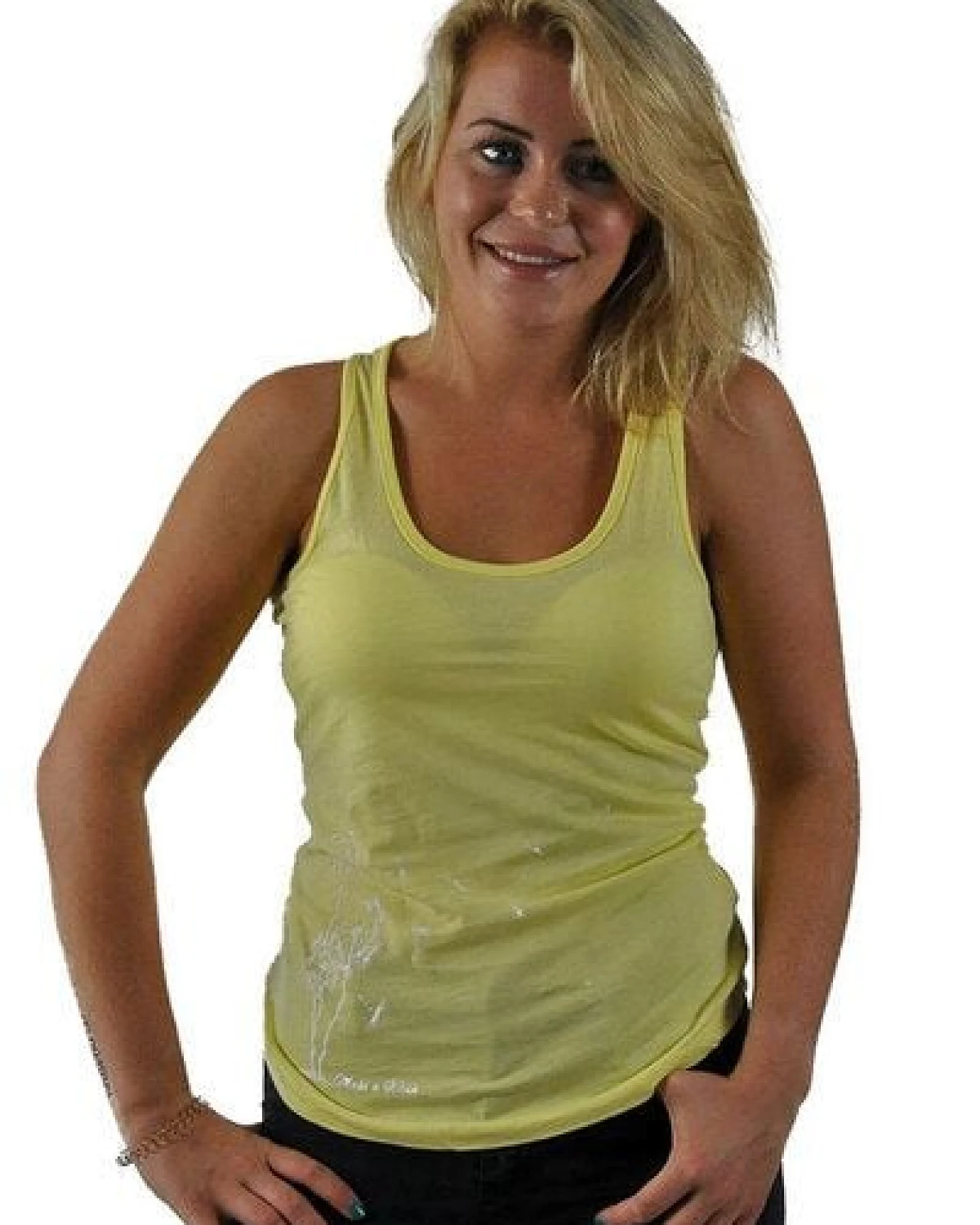 Human Family Körperbetontes Tanktop aus Bio Baumwolle mit Pusteblumen Print – Ansicht 3