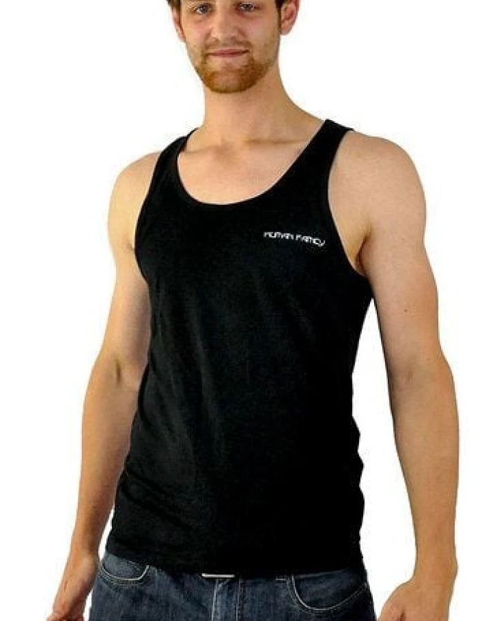 Human Family Lässiges Herren Tanktop aus Bio Bumwolle - "Jump Basic"